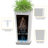 Tall Planter DIY Umbrella Stand 24-Inch Large with Tray, Indoor and Outdoor Flower Pot for Porch Patio, Garden or Backyard, Umbrella storage -Set of 2 Planters (Approx. 61 cm)-1264049224
