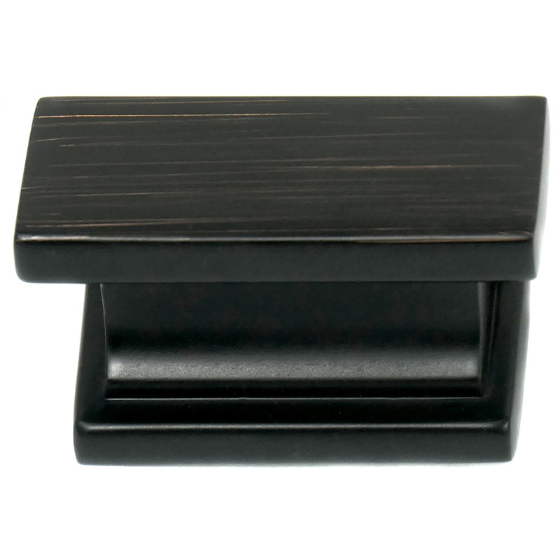 Park Avenue 1.45" Length Rectangular Knob, Oil Rubbed Bronze