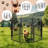 Panel Iron Exercise Pen With Door-96808274