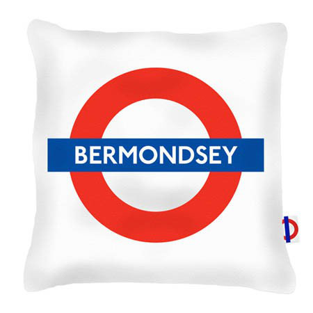 Bermondsey Tube Station London Transport Cushion