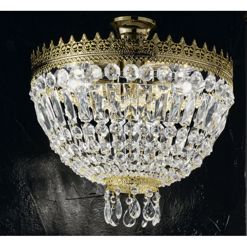 Flush Mount, Gold 24K
