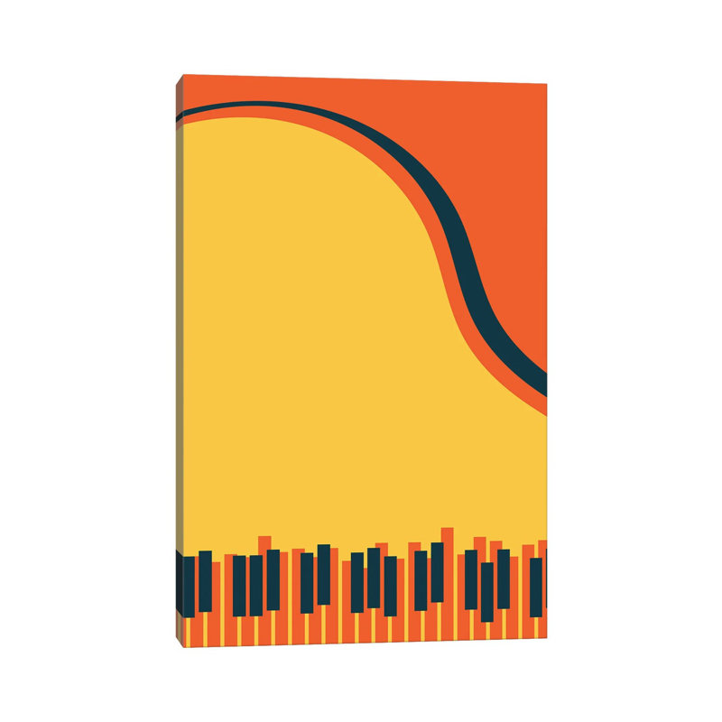 «Grand Piano», reproduction sur toile tendue, H 60 po x l 40po x P 1,5 po