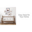 Ensemble de 5 cadres muraux Kinde Gallery en or / noir / blanc