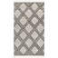 Tapis noir / crème fait à la main Jibreal-526360473
