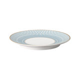 Porcelain Modern Deco Set of 4 Medium Plates