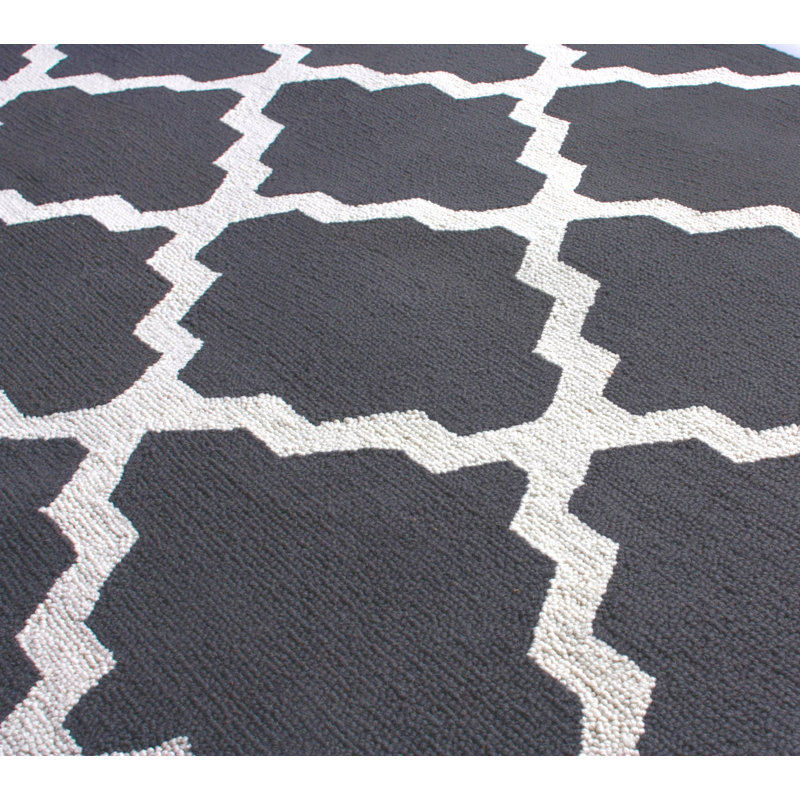 Tapis gris anthracite Oneil, 5 pi x 8 pi