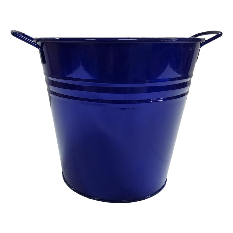 Pot de fleurs en acier galvanisé Venilale