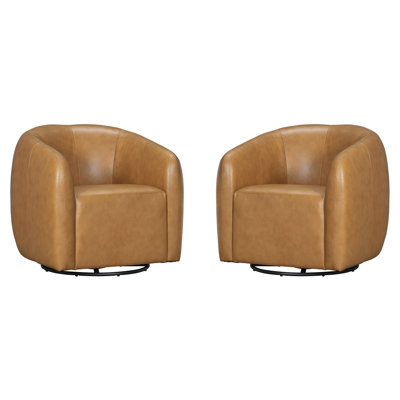 Ensemble de deux fauteuils pivotants à bascule