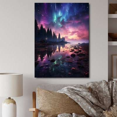 Ayusha Aurora Borealis Dancing Lights VII, reproduction d'art sur toile