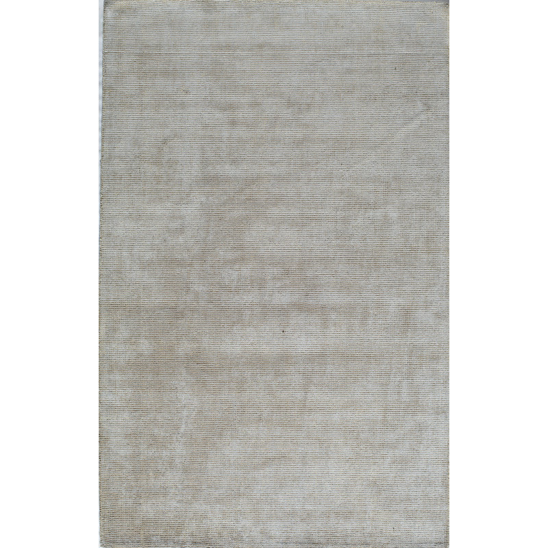 Tapis gris touffeté à la main, Rectangulaire 2 pi x 3 pi