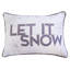 Coussin en velours Nneka Let It Snow-121320130