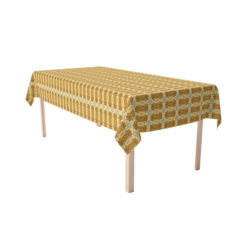 Floral 111 Cotton Tablecloths, 104" x 60"