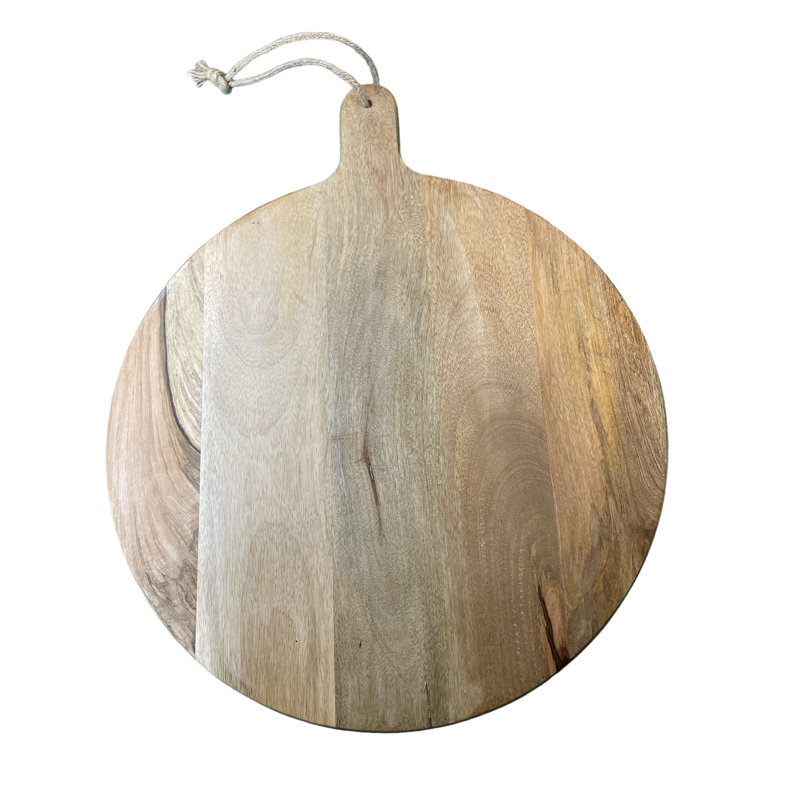 Mango Wood Round Board, 60Cm