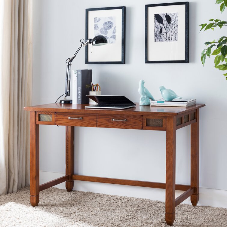 Simpli Home - Lowry Small Desk - Distressed Charcoal Brown