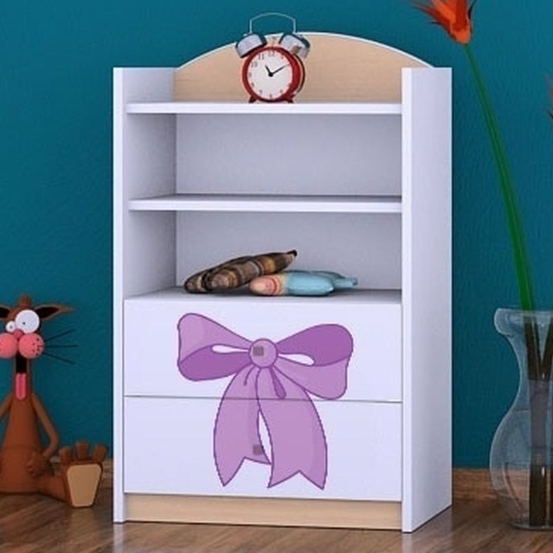 Rhiannon 96 cm H X 60 cm W Kids Cube Bookcase, Bright Pear