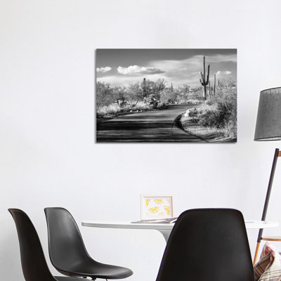 Desert Road - Wrapped Canvas Print