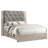 1Pc  Finish Bed Bedroom Furniture  Tufted Design Headboard Rubberwood-990212264-990226535