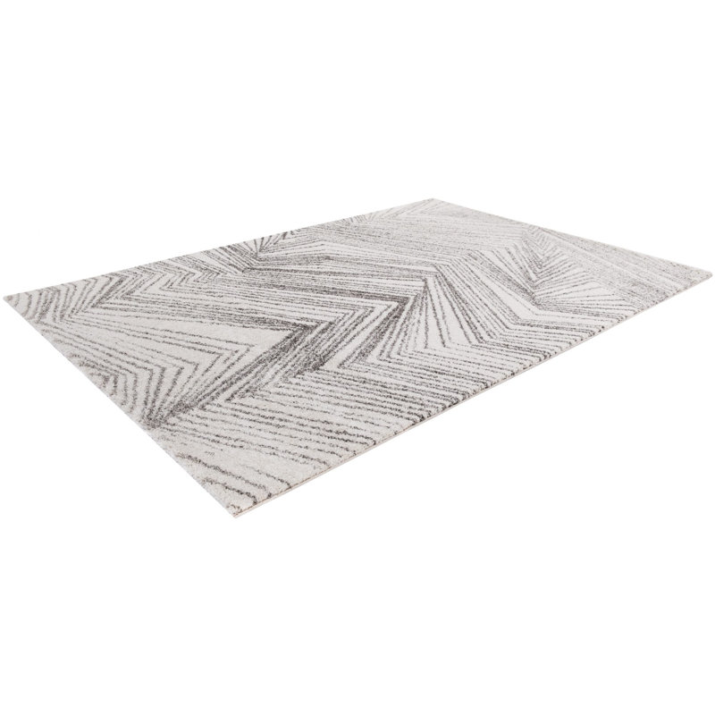 Waive Westlake - Manche - Ivoire / Gris, Rectangle 2 pi x 3 pi 7 po