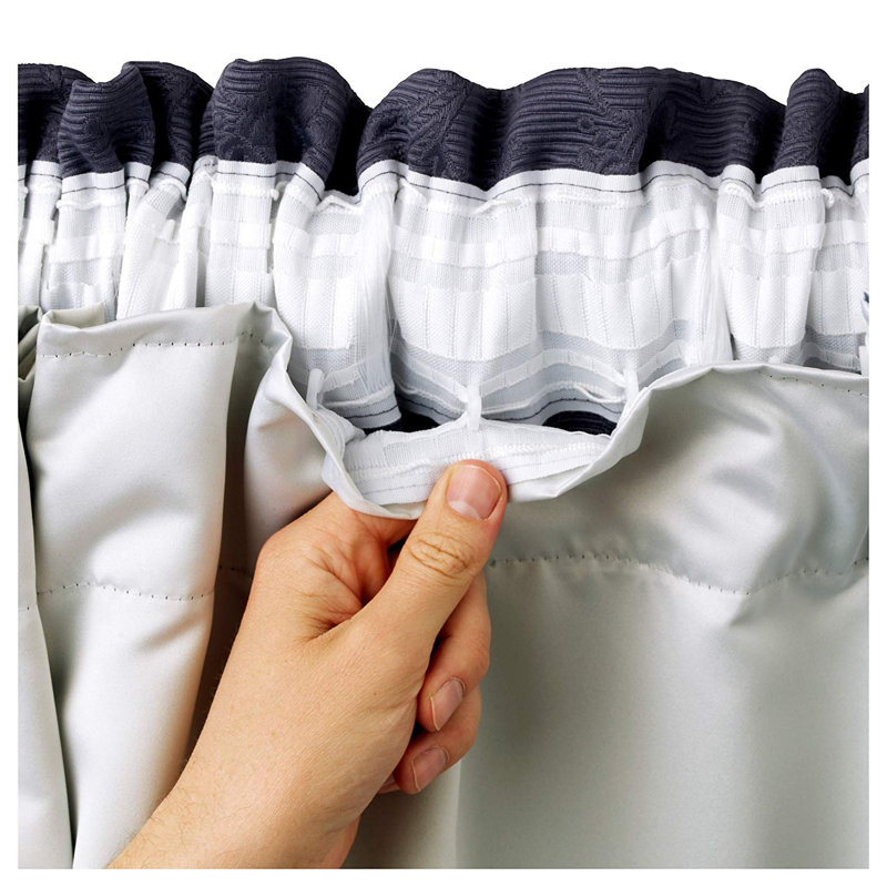 Beauvallon Pencil Pleat Blackout Curtain Linings, 155 x 130 cm