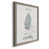 Toile avec cadre gris