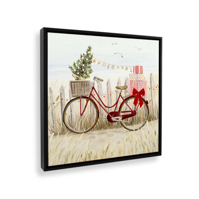 Holiday Holiday by the Beach, reproduction sur toile dans un cadre