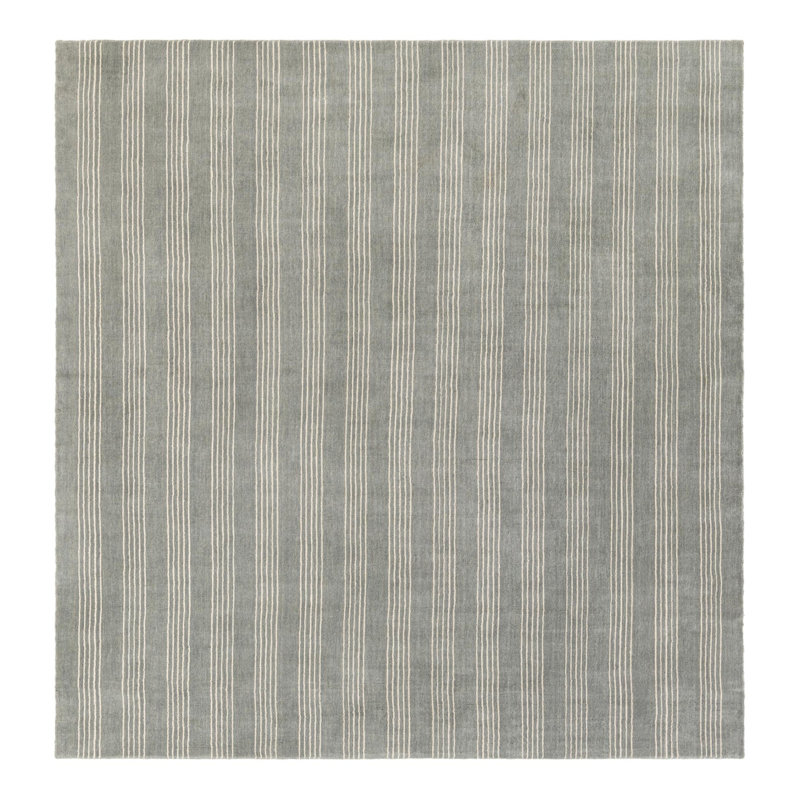 Jill Zarin Winchester Natural Wool Rug, Square 7'10"