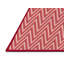 Tapis tissé à la machine en rouge-68664098