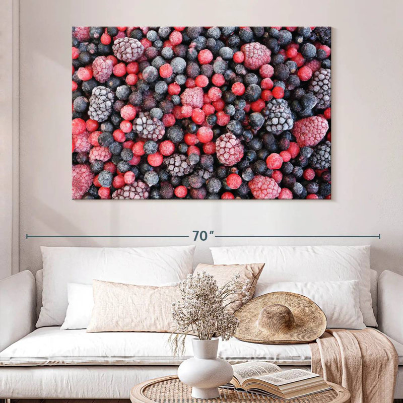 Yarlin Frozen Berries, 34" H x 51" W