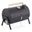 Charcoal Mini Barrel BBQ Grill w/ Adjustable Air Vents Portable Outdoor