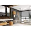 Bathroom Wall Mounted Bamboo Storage Cabinet With Towel Rack