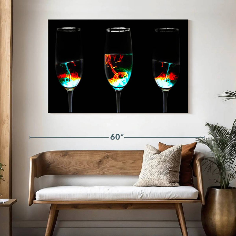 Yarlin Glowing Drinks, 32" H x 48" W