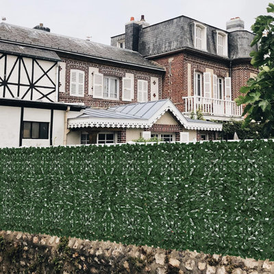 Faux Ivy Privacy Fence Screen by Tianqi