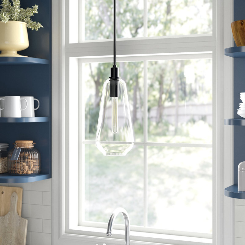 Caudillo 1 - Light Single Pendant, Black