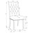 7-Piece Rectangular Marble Top Dining Table Set
