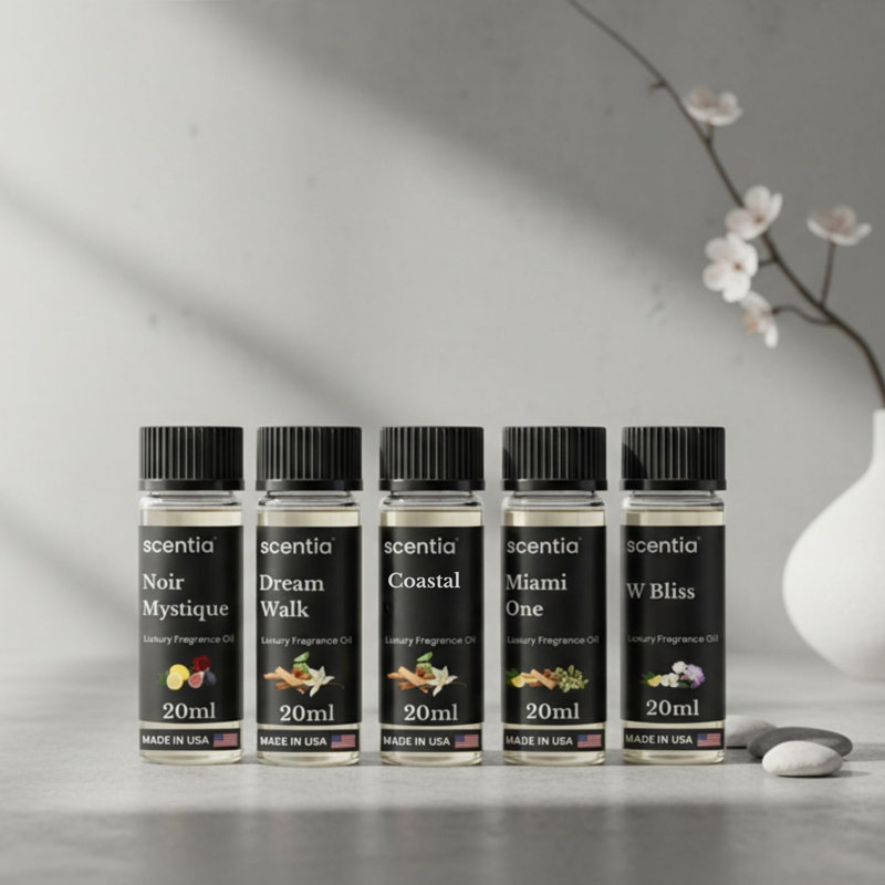 My Way Hotel Diffuser Oil | Aromatherapy Fragrances Inspired By 5-star Hotels | Luxurious Scents Gift Set-5x20ml Bottles Set-the 1 Hotel Miami Beach & 5-star Hotels
