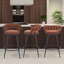 Tabouret de comptoir pivotant rembourré-1611122025-1611122031
