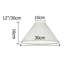 16cm H Cotton Empire Lamp Shade ( Screw On )-572021069-649917307