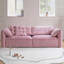Causeuse-coussin modulaire en tissu rose-1336753877
