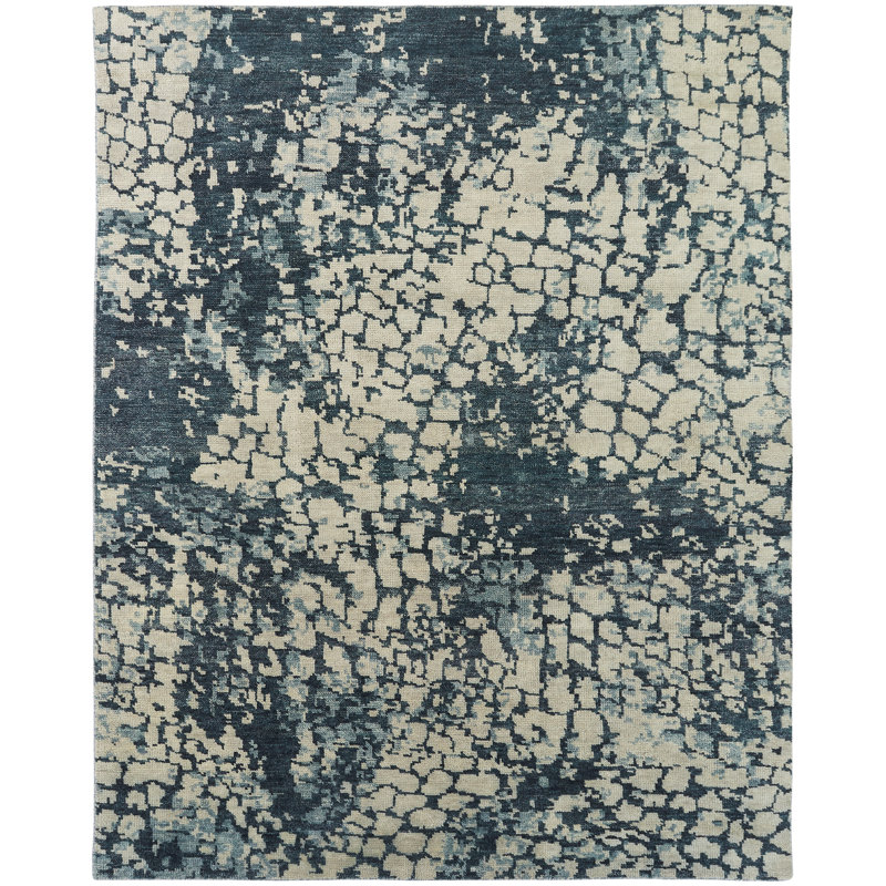 Champlin Wool Abstract Area Rug, Rectangle 8' x 10'