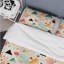 Pastel Color Triangles Fabric I - Ensemble de housse de couette géométrique-856562698