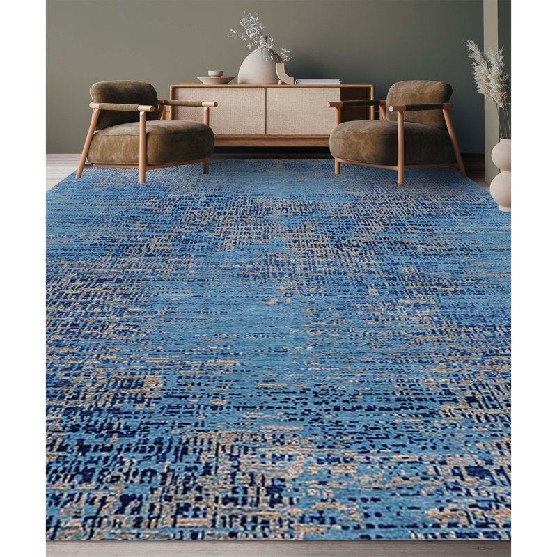 Abstract Area Rug, Rectangle 9' x 12'