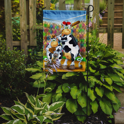 Drapeau de jardin Heather Cow