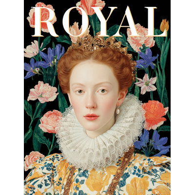 «Royal Garden Queen», art mural sur toile tendue