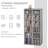 Ardavazt 88.5cm H Media Shelves-649174220