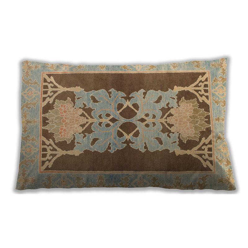 Coussin abstrait lombaire Abstract 1203, Microsuède