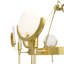 Vendome Marble & Brushed Gold Chandelier