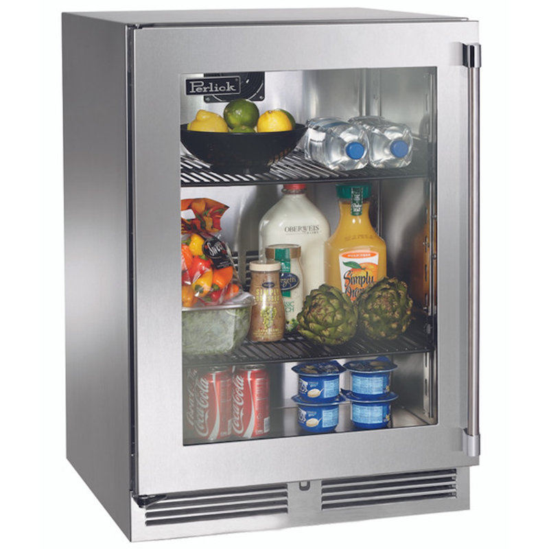 Perlick 23.88'' W Freestanding Beverage Cooler, Right