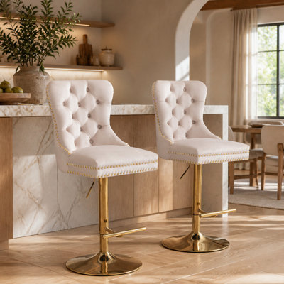 Ensemble de 2 tabourets de bar Sumdeal