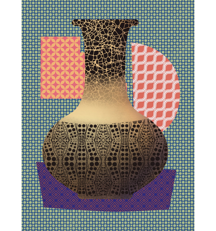Yellow Vase and Mat