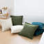 Ensemble de coussins décoratifs texturés à nervures avec insertions, beige, 18 po x 18 po-138343715-138343716